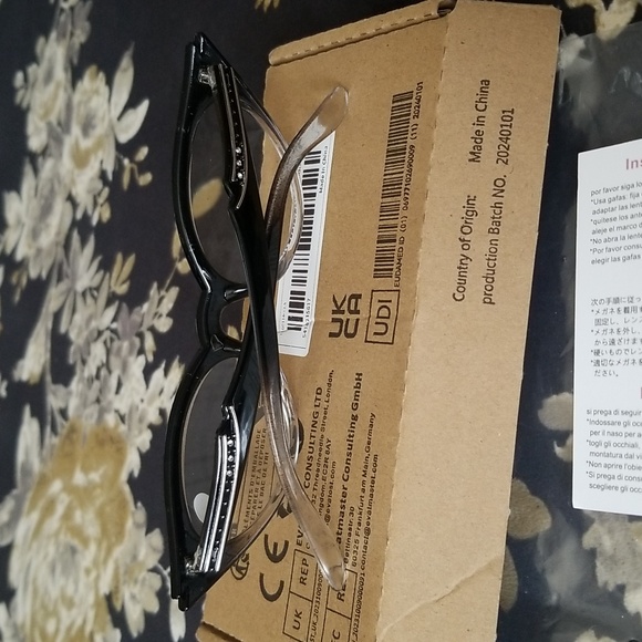 Cat Eye Reading Glasses Retro Presbyopic Glasses Gradient Readers For Women+3.5 - Picture 10 of 17